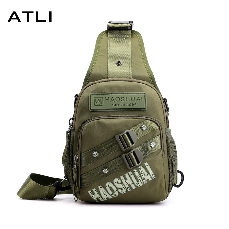 

Нагрудная сумка мужская с защитой от кражи, водонепроницаемый нейлоновый саквояж на плечо, школьный короткий дорожный мессенджер, лето 2021