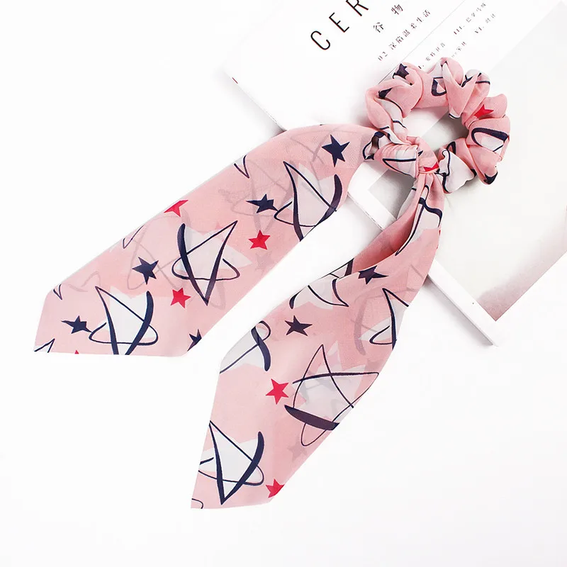 Новинка 2021 богемные Цветочные резинки для волос леопардовая лента держатель