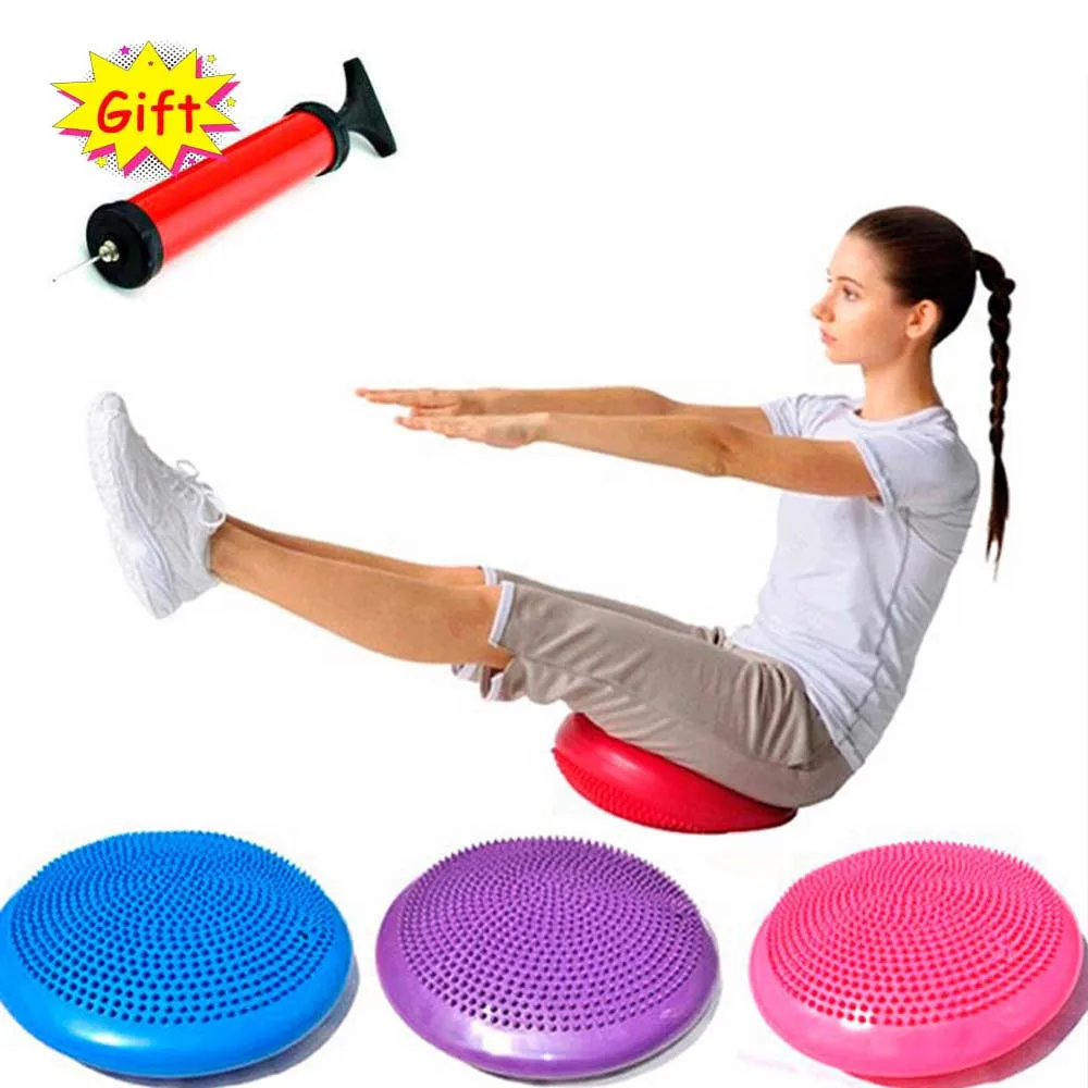 Массажный мяч для йоги практичная подушка баланса массажный упражнений фитнеса