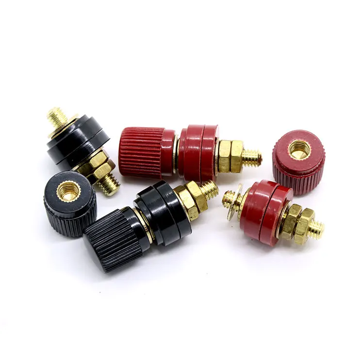 

Copper 333 M6*32 Wire Binding Post Thread Screw Dia 6mm Brass Weld Machine Inverter Clamp Power Supply Connector Terminal Splice