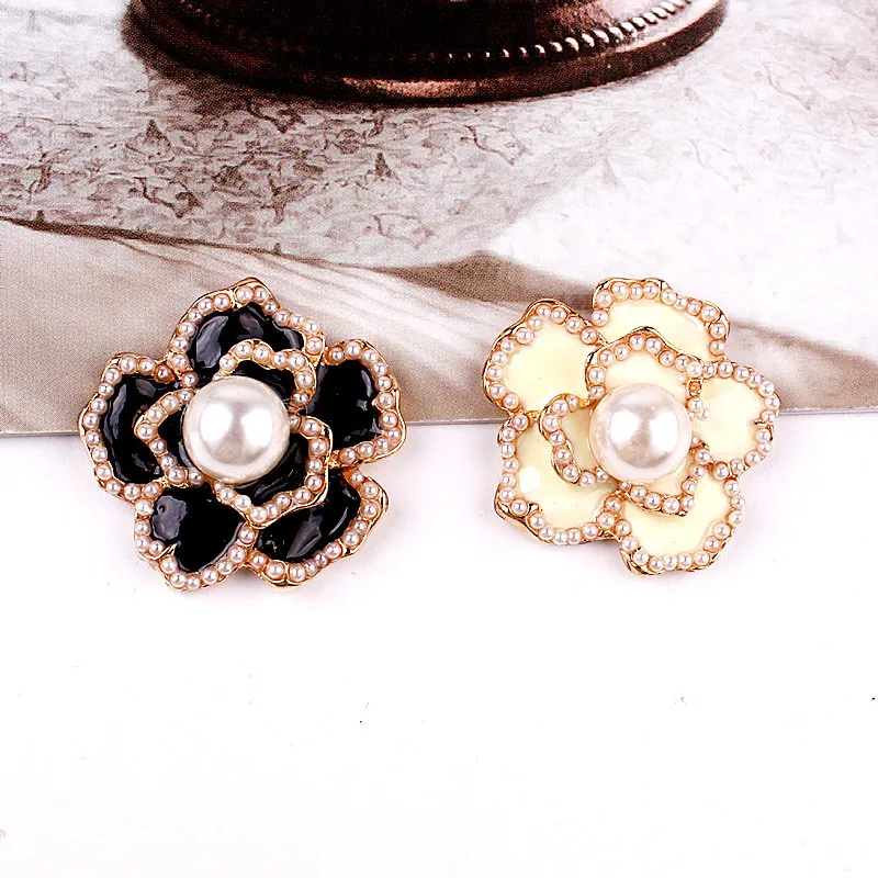 

Pearl Camellia CC Brooches For Women's Clothing Luxury Brooch Flower Pin Women Brooch jewelry