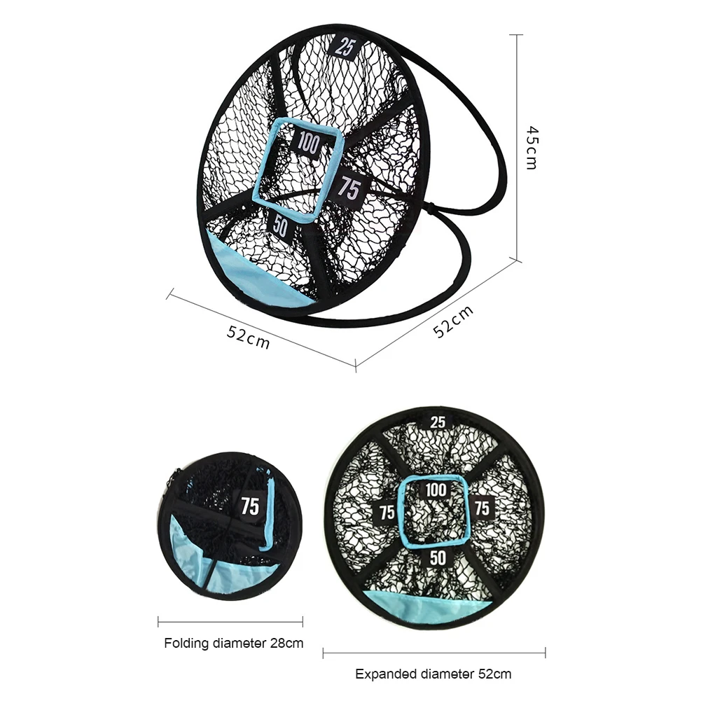 

Golf Practice Training Net Indoor Outdoor Chipping Pitching Portable Golf Aid Target Easy Net Bag