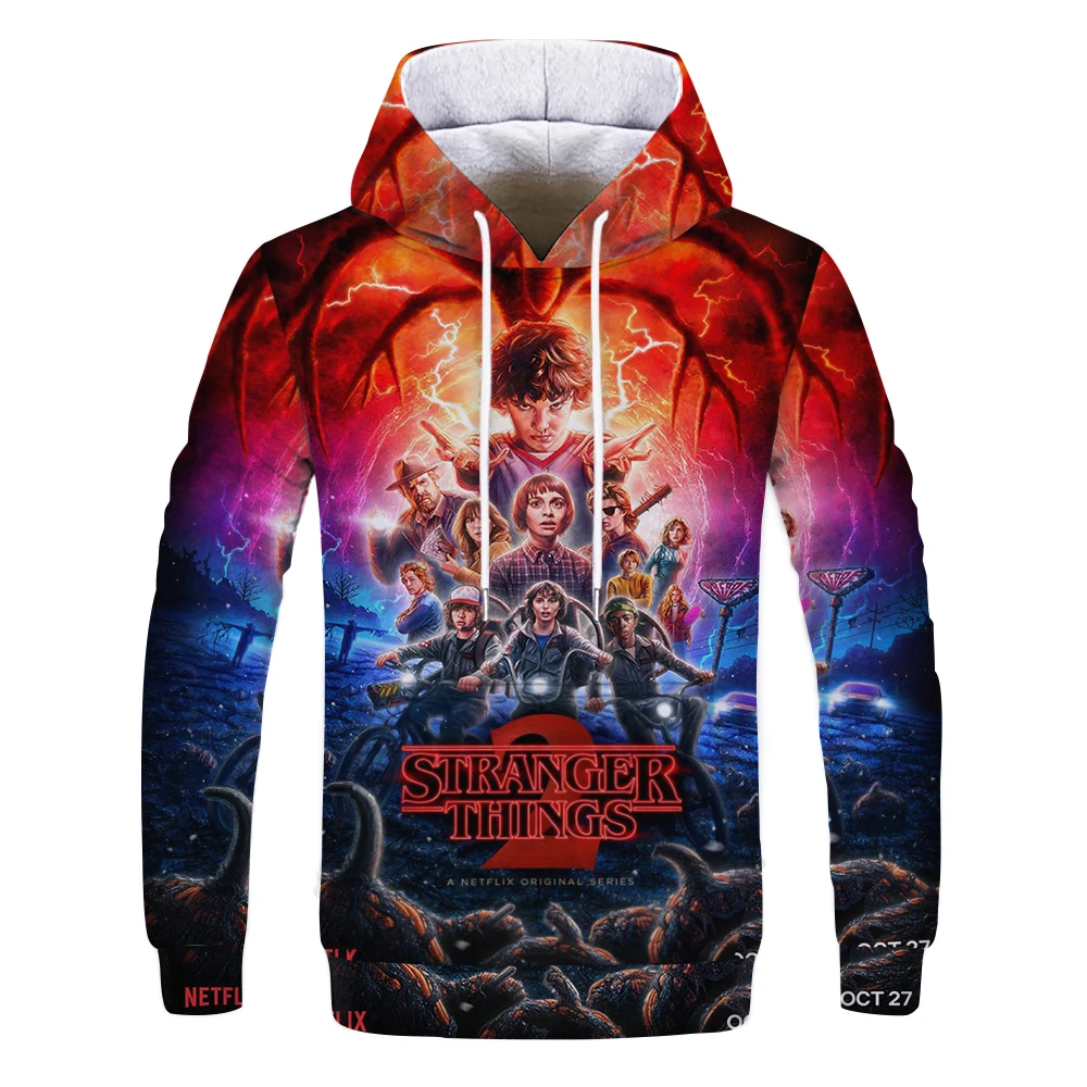 

Streetwear Movie Collection Fall Winter Popular Men's Sweater Hoodie Personalized Fashion 3D Printing Thicken Warmth