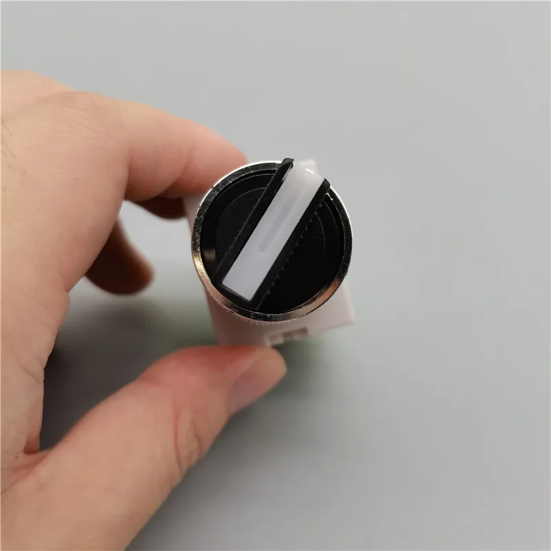 Поворотная кнопка переключателя 1 шт. 22 мм 4 винта клеммы 2-сторонний маленький