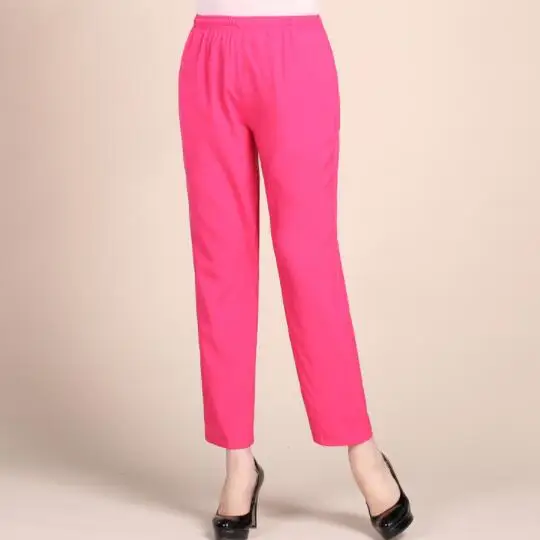 2020 лучшие брюки из искусственного шелка женские эластичные размера плюс 3XL pantalones