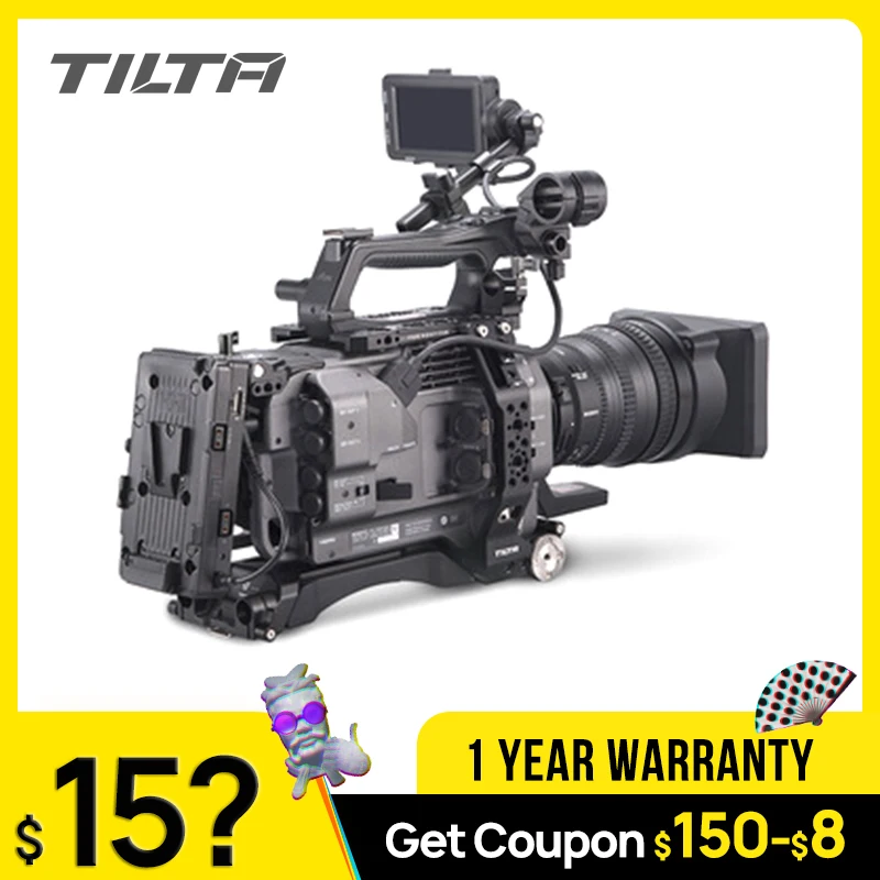 Tilta ES-T18-V FX9 Камера клетка для SONY PXW-FX9 Rig V-mount anton крепление пленка Поддержка 15 мм