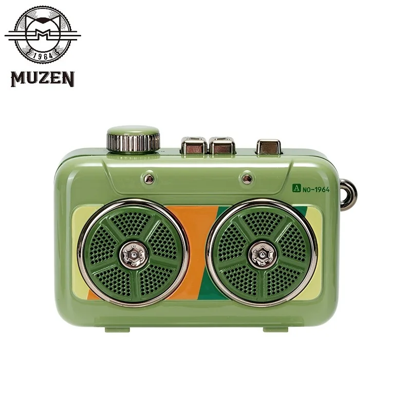 MUZEN миниатюрный металлический стерео Bluetooth-динамик PiLi Player MW-P6 Портативный