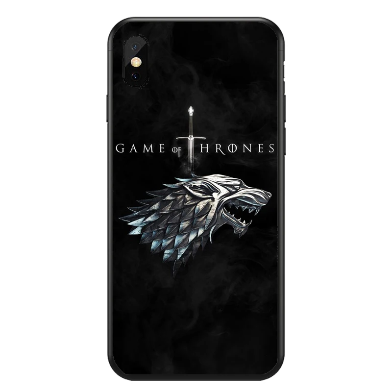 Jogo Tronos Daenerys Dragao Jon Snow tyrion lannister Caso мягкий чехол для телефона из ТПУ iphone 8 plus 7 6 Mais 5 4 X