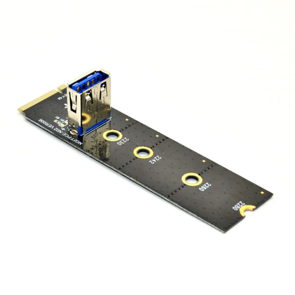 

Slot Transfer Card Mining Pcie Riser Card VGA Extension Cable NGFF M.2 to PCI-E X16