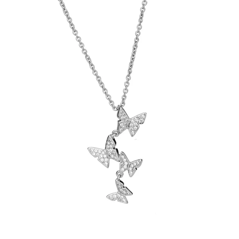 

Женское ожерелье с подвеской-бабочкой, женские ожерелья, модные украшения, Дамская Геометрическая подвеска, роскошная Корейская трендовая ...