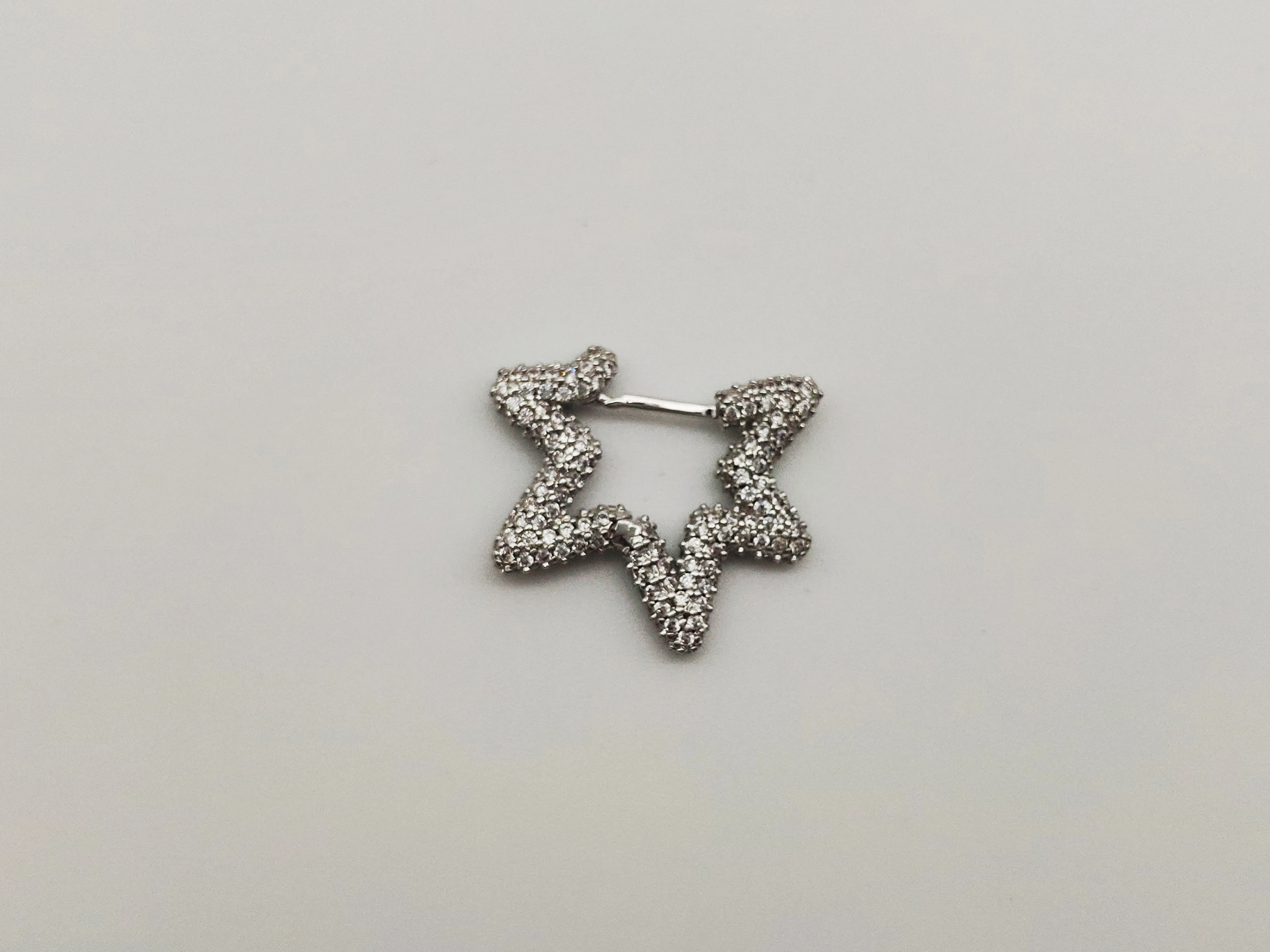 

1:1 Make 925 Sterling Silver Customized Star And Heart-shaped Colorful DIY Exquisitely Designed Earrings