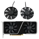 2 шт. DC 12 В 0.6A DAPC0815B2UP001 85 мм охлаждающий вентилятор с кабелем GPU кулер для NVIDIA RTX 3060ti Founders Edition 3060ti30703070ti