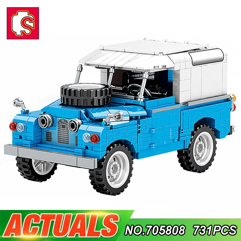 

SEMBO 705808 Beijing Automobile Museum DIY Assembled Modular Building Blocks Bricks Toy Car Model Decoration Children's Toy Gift