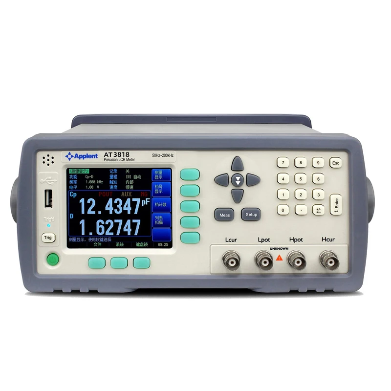 

AT3818 прецизионный измеритель LCR с 10 Гц ~ 300 кГц