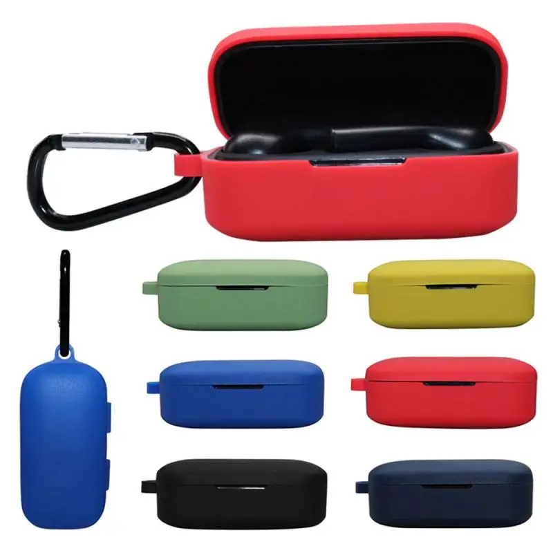 Силиконовый защитный чехол для беспроводных Bluetooth наушников с пряжкой против