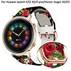 Ремешок силиконовый для Honor magic watch 42ES, 20 мм, сменный Браслет Для Huawei GT2 422 pro, аксессуары для часов