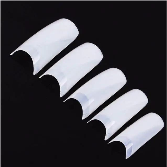 Коробка 500 шт. прозрачный/нейтральный/белый французский Ложные Стиль Типсы