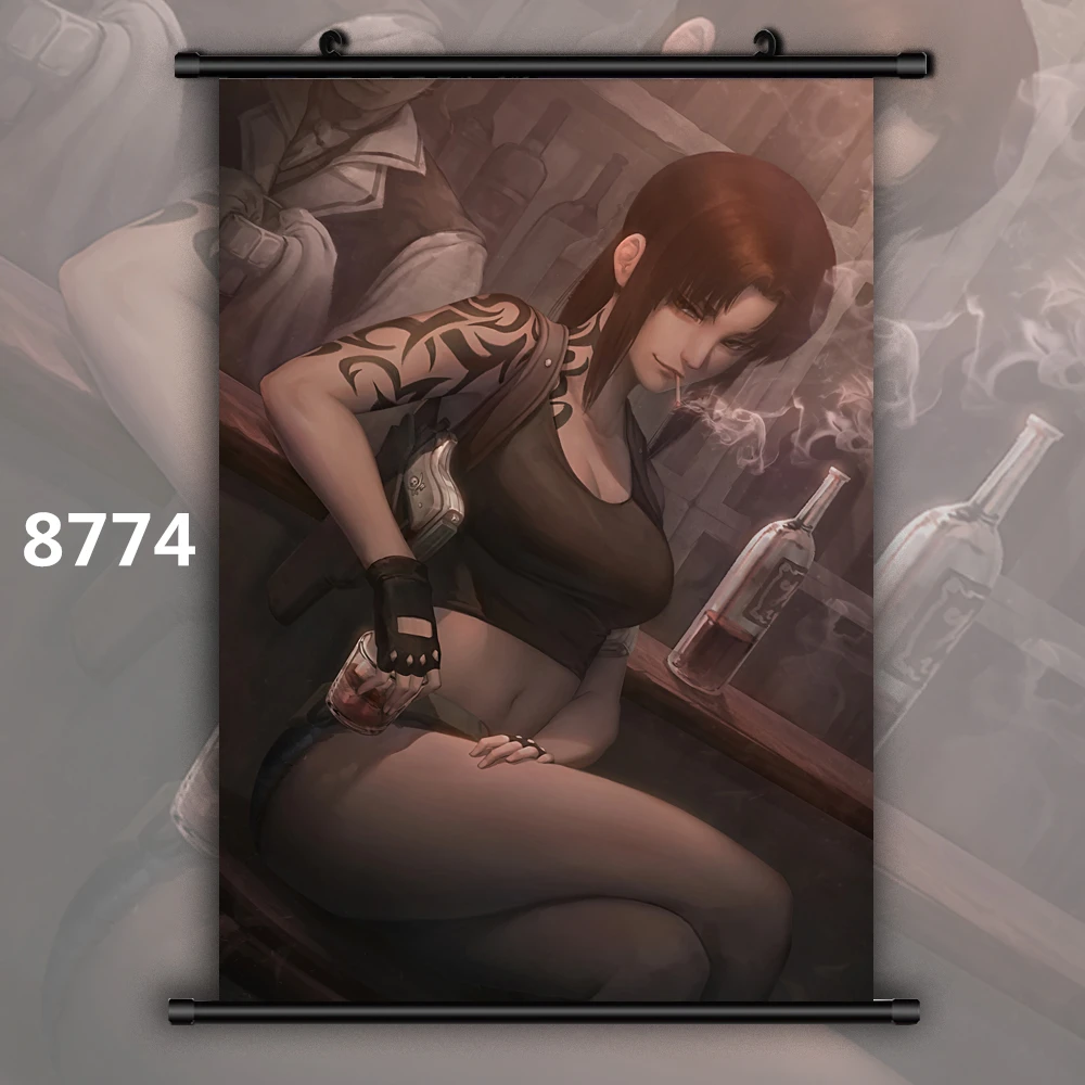 Настенный плакат с изображением Черной лагуны Реви шенхуа Сойер Аниме Манга | Дом