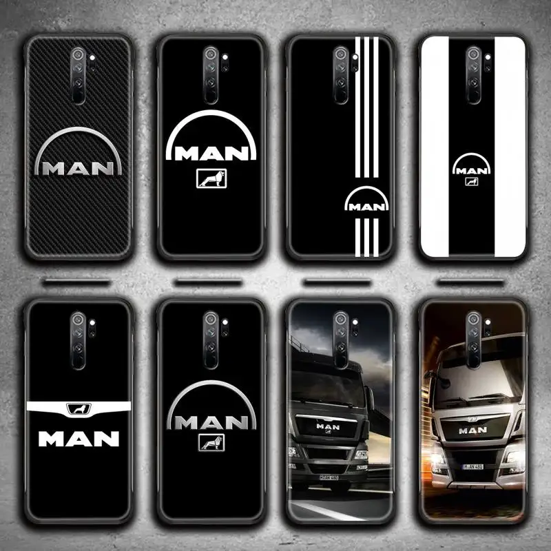 Чехол для телефона с логотипом Man trucks Redmi Note 9 8T 8A 7 6 6A Go Pro Max K20 K30 Pro|Бамперы| |