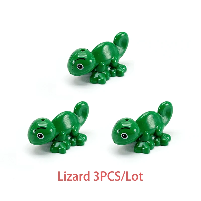 Ящерица классические строительные блоки животных игрушки кирпичные коллекции