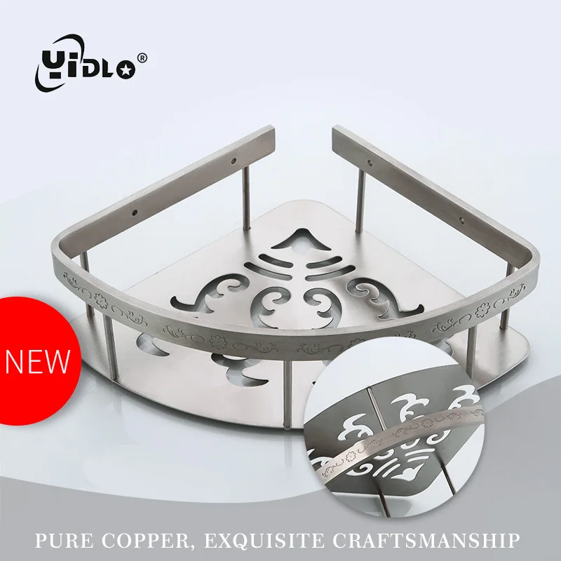 Ванная комната из нержавеющей стали 304 полки Серебристые однослойные для душевой