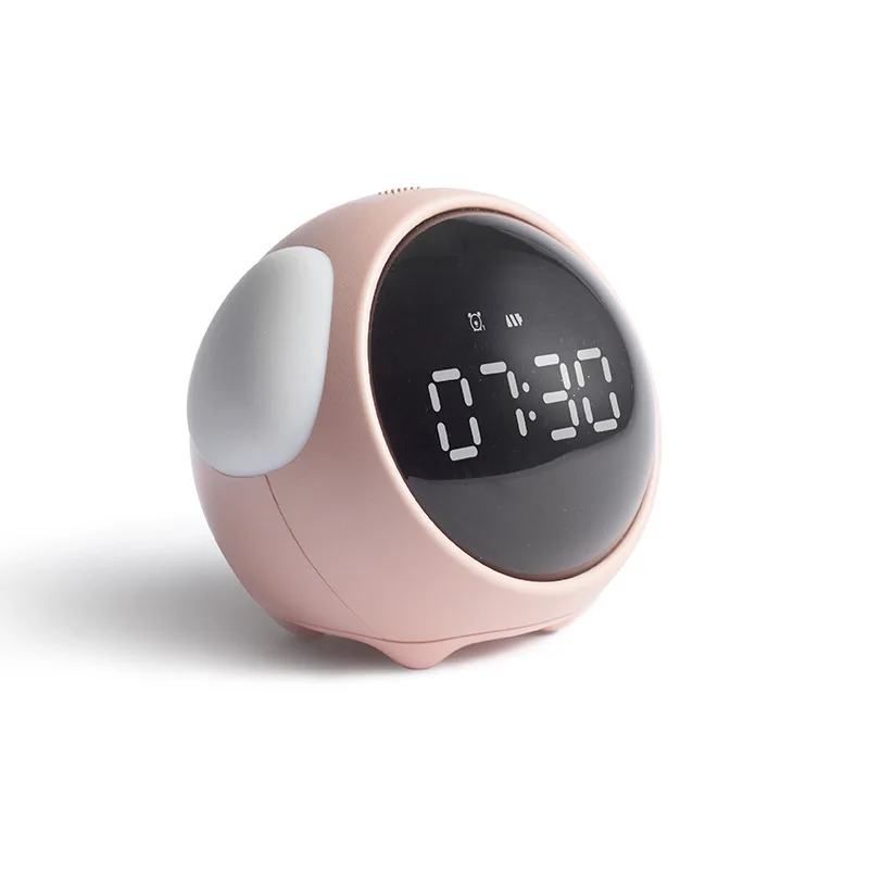 

Cute Student Alarm Clock Bedside Night Light Electronic Alarm Smart Children Multifunction Sleep Zegar Digital Clock EB5NZ