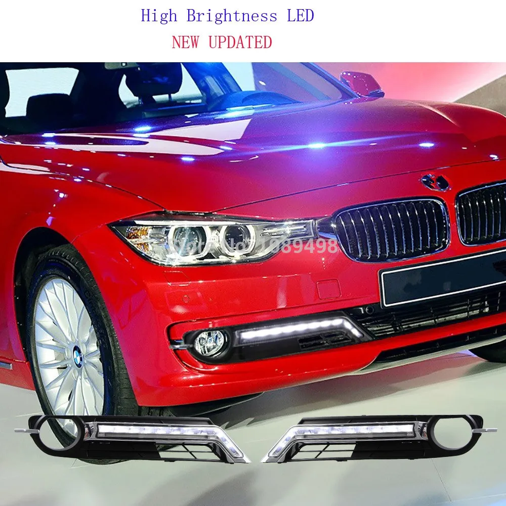 1 комплект светодиодный DRL Габаритные огни противотуманные фары дальнего света