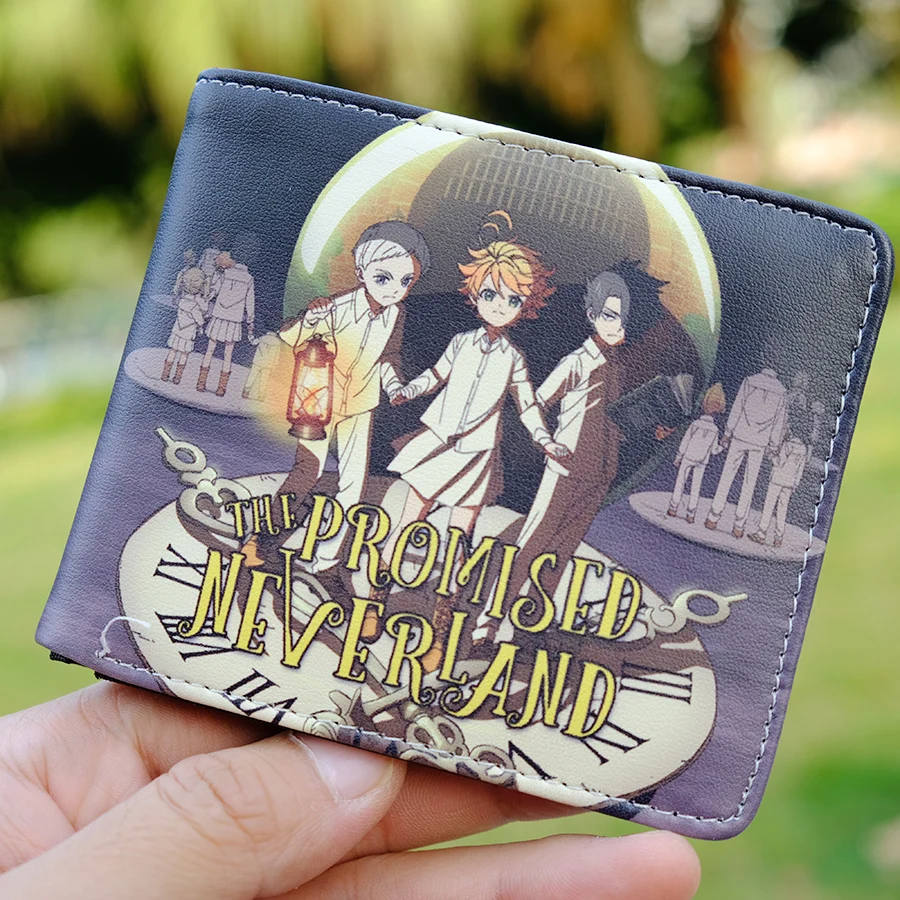 Чехол Кошелек с рисунком аниме обещал neverland|Мужские кошельки| |