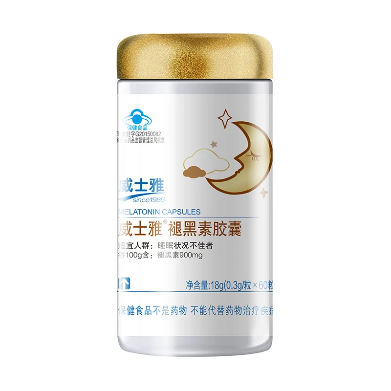 

WeiShiYa R melatonin capsule 0.3 * 60 g/grain - to improve sleep