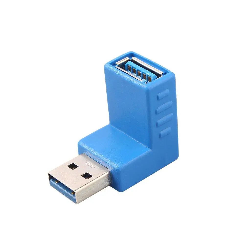 Прямой угол USB 3 0 тип A штекер гнездо соединитель адаптер конвертер UL|USB-хабы| |