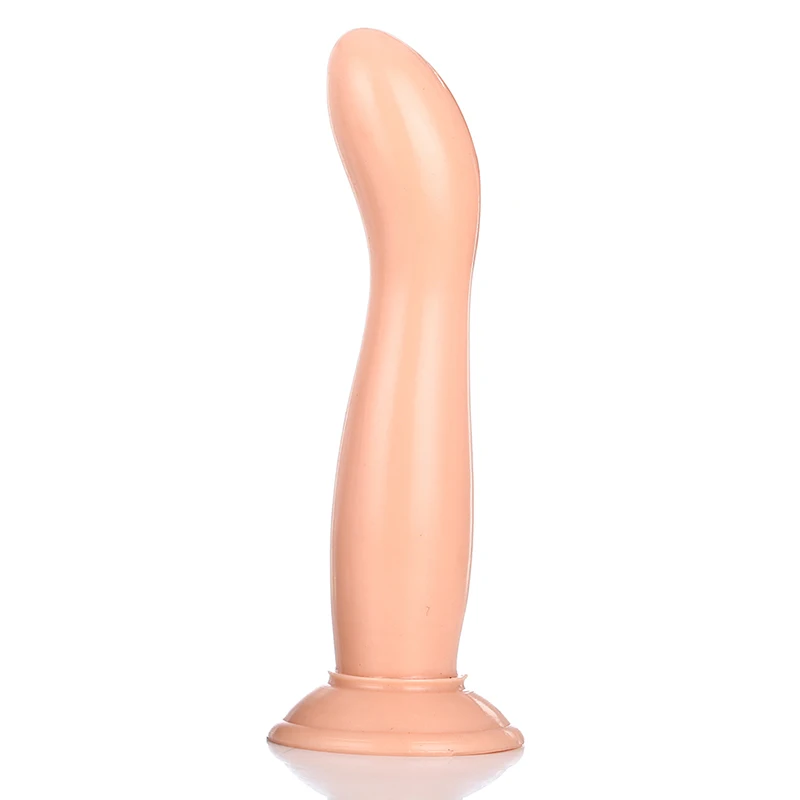 Баклажановая форма Анальная пробка на присоске фаллоимитатор Гладкий уютный