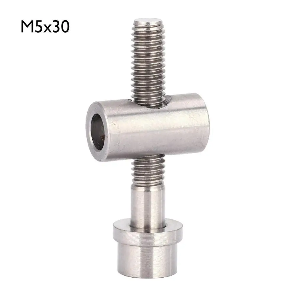 Titanium M5X30 M5x30/35/40 мм Титан сплав Подседельный штырь для горного велосипеда фиксированный Болт Винт с круглой головкой Велосипедное Сиденье - Цвет: Titanium M5X30