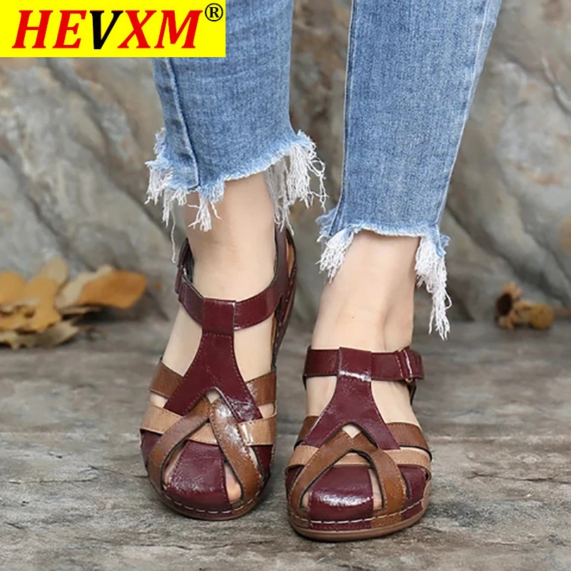 

Fashion Women Sandals Waterproo Sli On Round Female Slippers Casual Comfortable Outdoor Fashion Sunmmer Plus Size Shoes Women