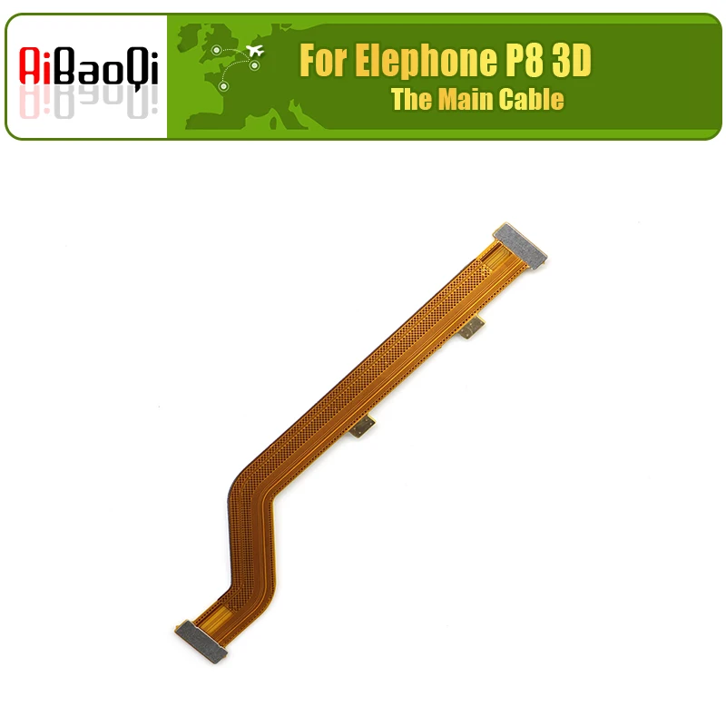 USB разъем плата зарядки основной ленточный гибкий кабель FPC питание вкл/выкл+ Объем FPC ключ гибкий кабель для 5,5 дюймов Elephone P8 3D - Цвет: The main cable