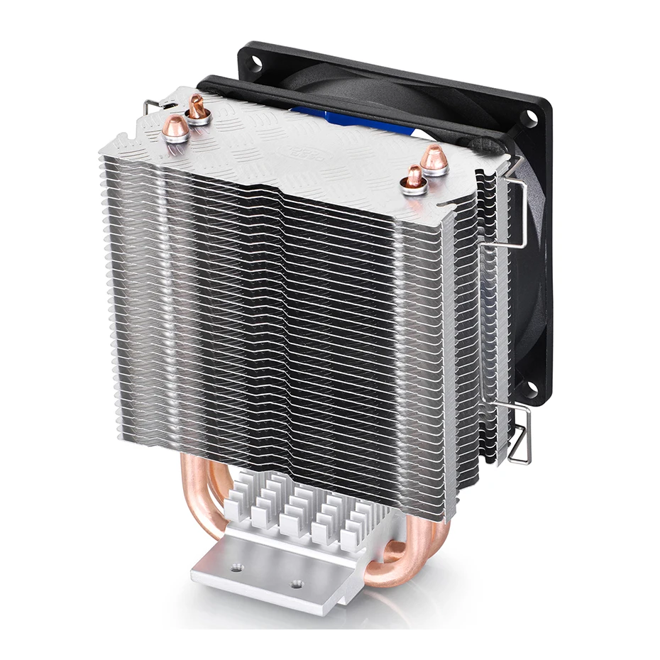 Кулер для процессора DEEPCOOL ICE EDGE MINI FS V2.0 2 теплотрубки 80 мм вентилятор радиатор intel