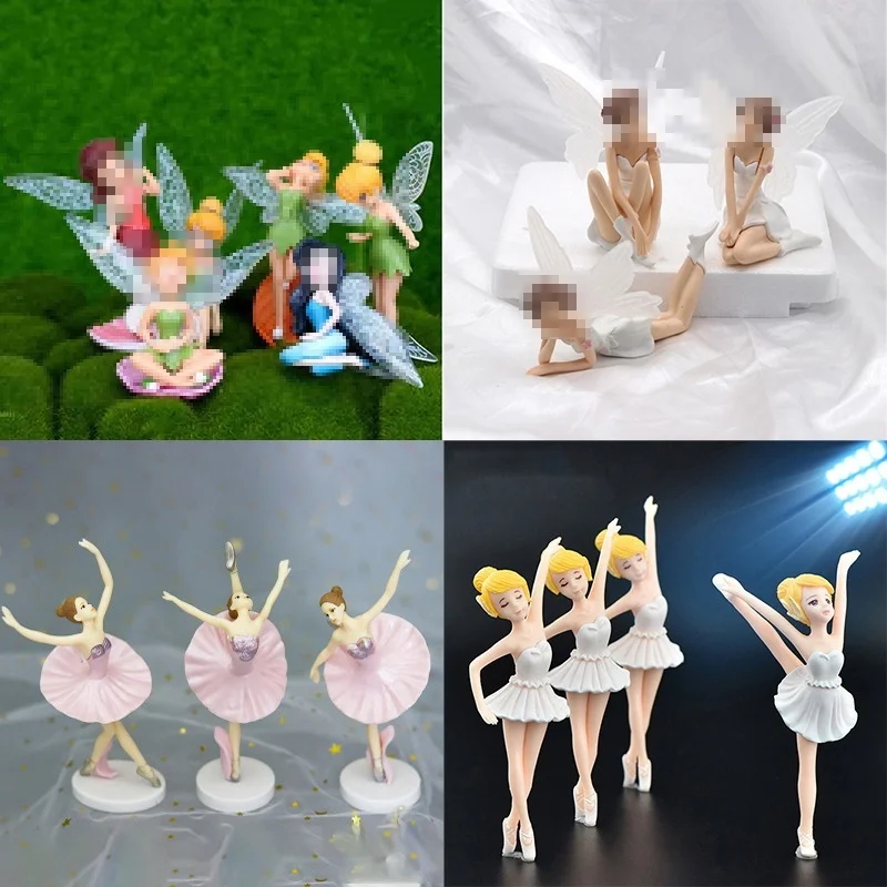 

6 Pcs/set Fairy Garden Miniatures Ornament Decoration for Craft Ornaments Home Decoration Cartoon Gifts Desk Car Cake Decor