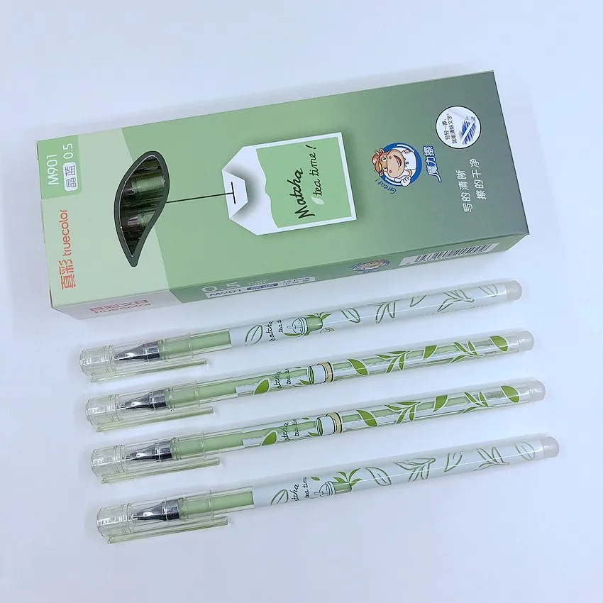 

Милые школьные канцелярские принадлежности в Корейском стиле, синие чернила, волшебная стираемая гелевая ручка 0,5 мм для детей, канцелярски...