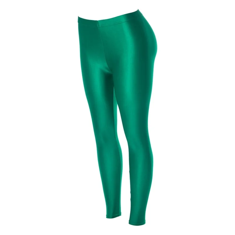 Леггинсы женские эластичные брендовые леггинсы с высокой талией зеленые большие