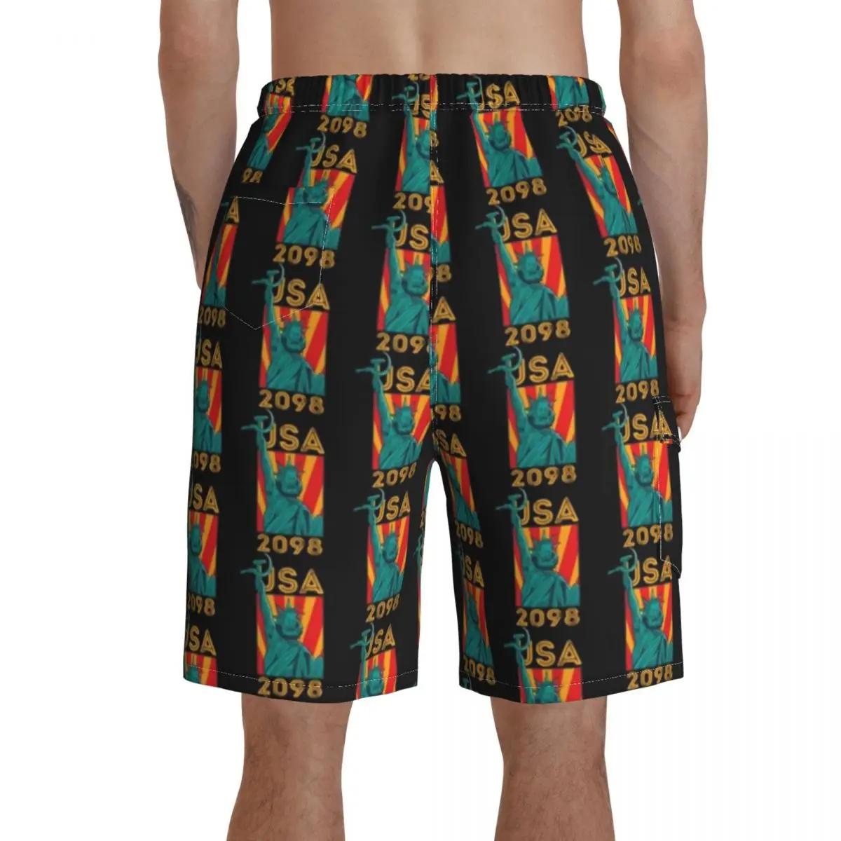 

Karl Marx Board Shorts Swimming Trunks Polyester Men Beach Funny Swim Trunks
