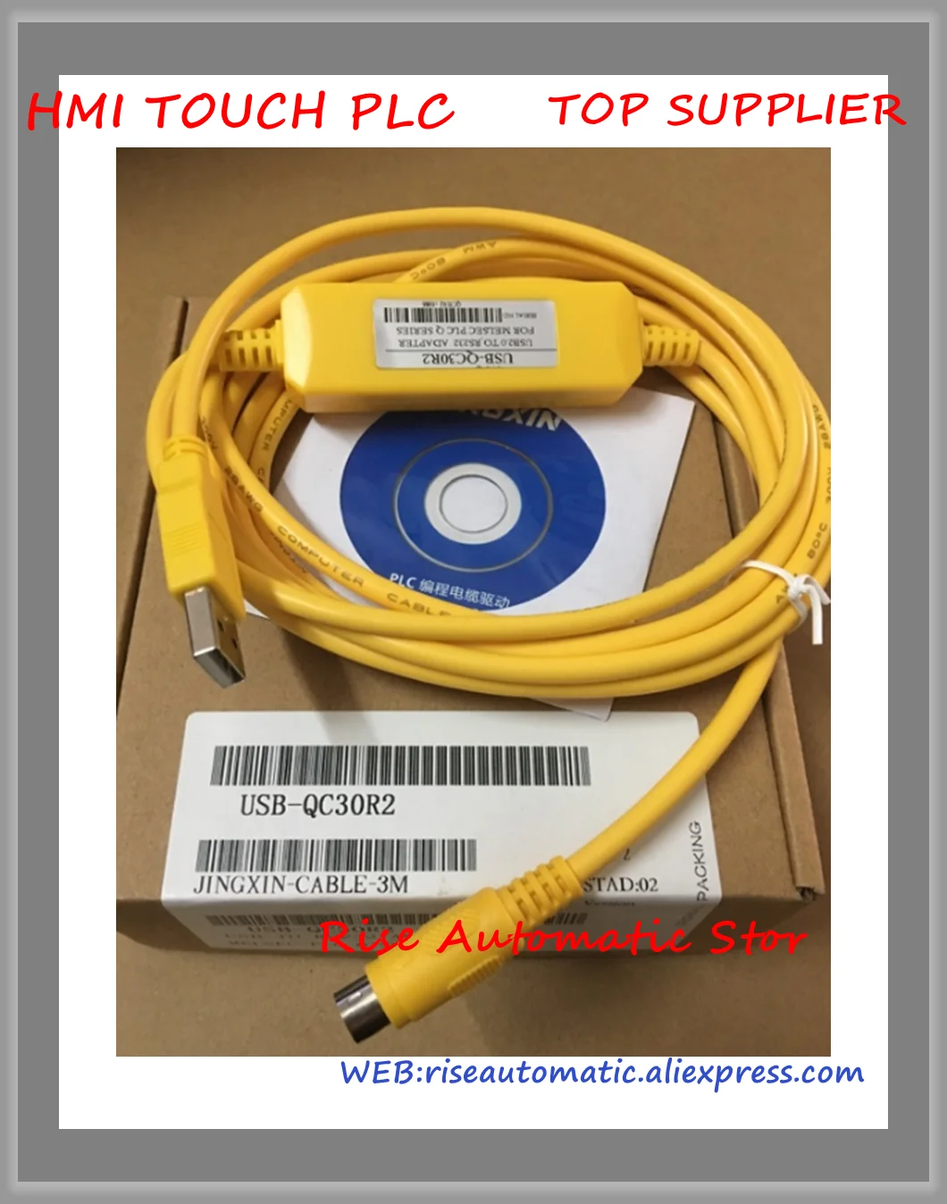 Интерфейс PLC USB QC30R2 USB/RS232 программирующий адаптер для серии Q USBQC30R2 Поддержка Win7/Win8