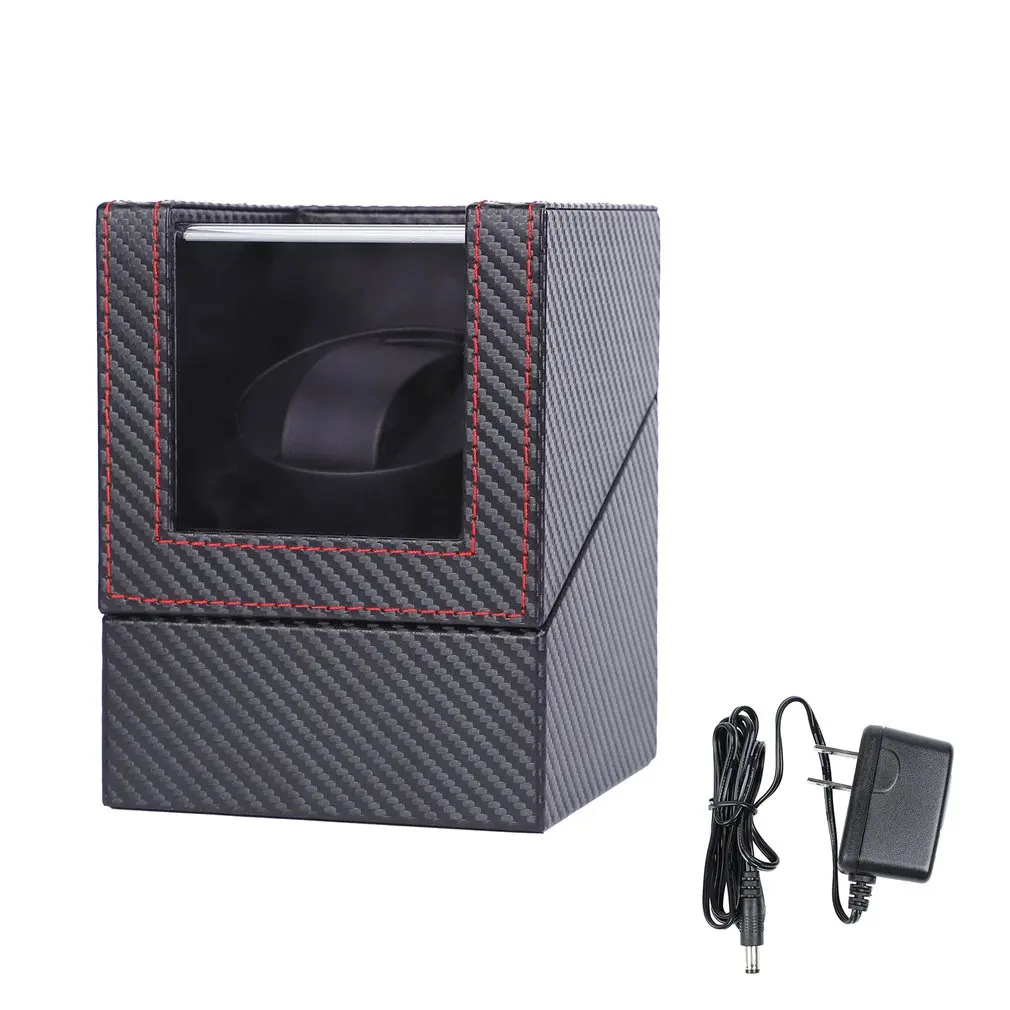 Роскошные 6/10/12 Сетки Коробка для часов из углеродного волокна шаблон хранения