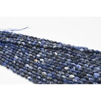 11x14mm aa natural faceted sodalite irregular oval stone beads for diy necklace bracelet jewelry make 15 free delivery
