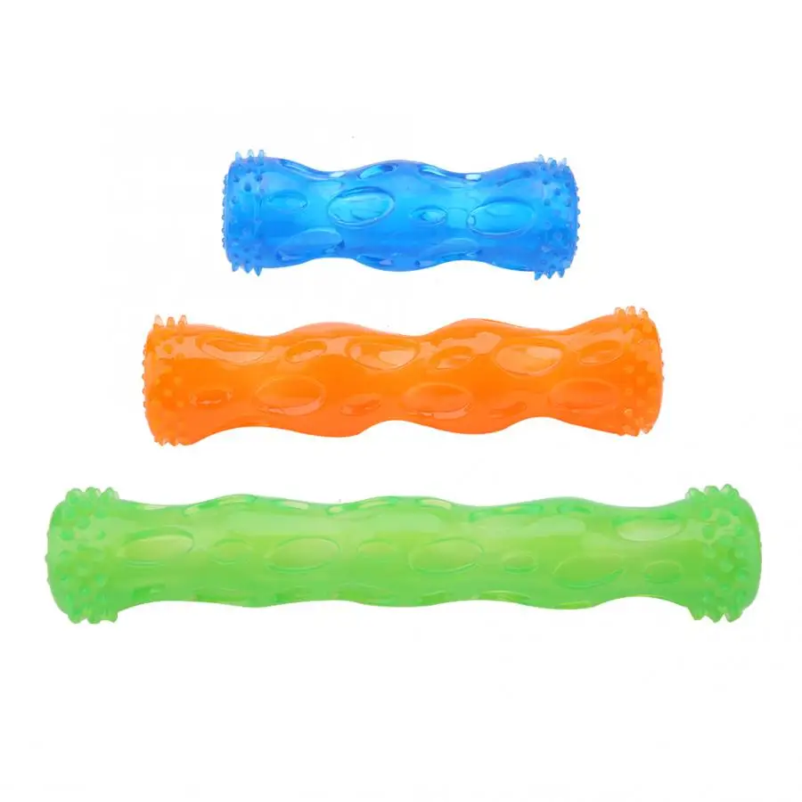 Зубная палочка для собак резиновая удочка устойчивая к укусам веселая игрушка