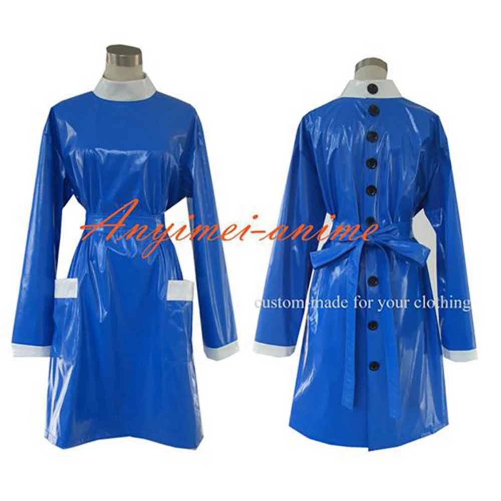 Одежда для косплея взрослых сексуальная с перекрестной одеждой цвет синий