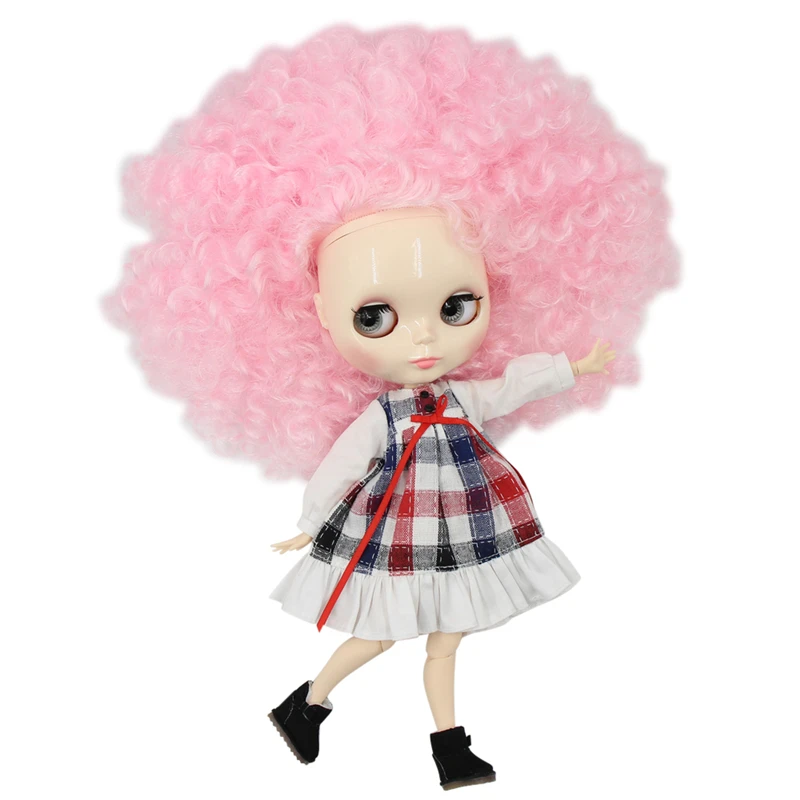 Кукла ледяная DBS Blyth 1/6 bjd белая кожа сустав тело Afor розовые волосы QE126 кукла