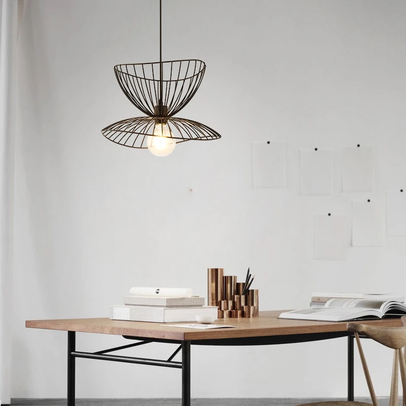 Скандинавский белый черный Золотой светодиодный подвесной светильник рубашка