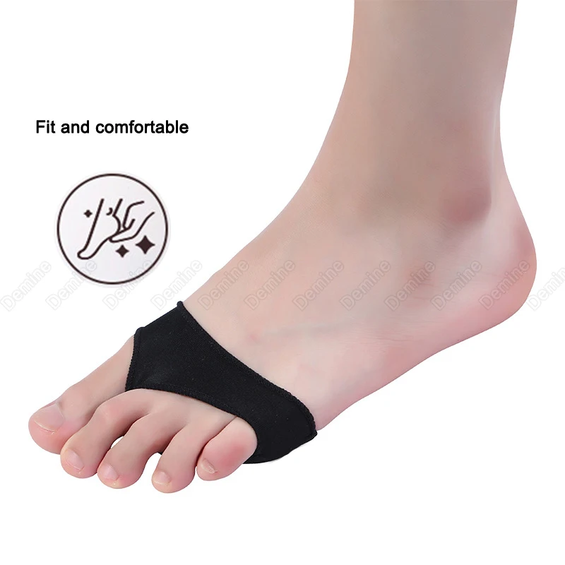 

Silicone Gel Forefoot Pad for High Heels Cushion Toe Separator Anti-slip Forefoot Sock Pads Foot Pain Relief Care Shoe Inserts