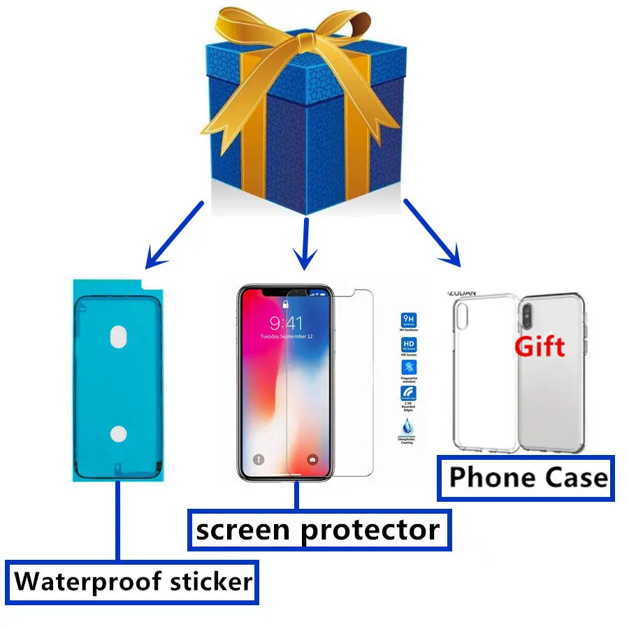 Новая Замена для iPhone XS XR XS Max AMOLED ЖК-экран для iPhone X дисплей дигитайзер сборка с рамкой, черный