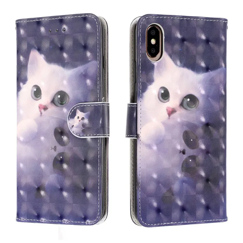 Чехол A10S A20S M30S для пар простой кожаный флип бумажник чехол Samsung Galaxy S9 S10 J4 J6 Plus A40 A50