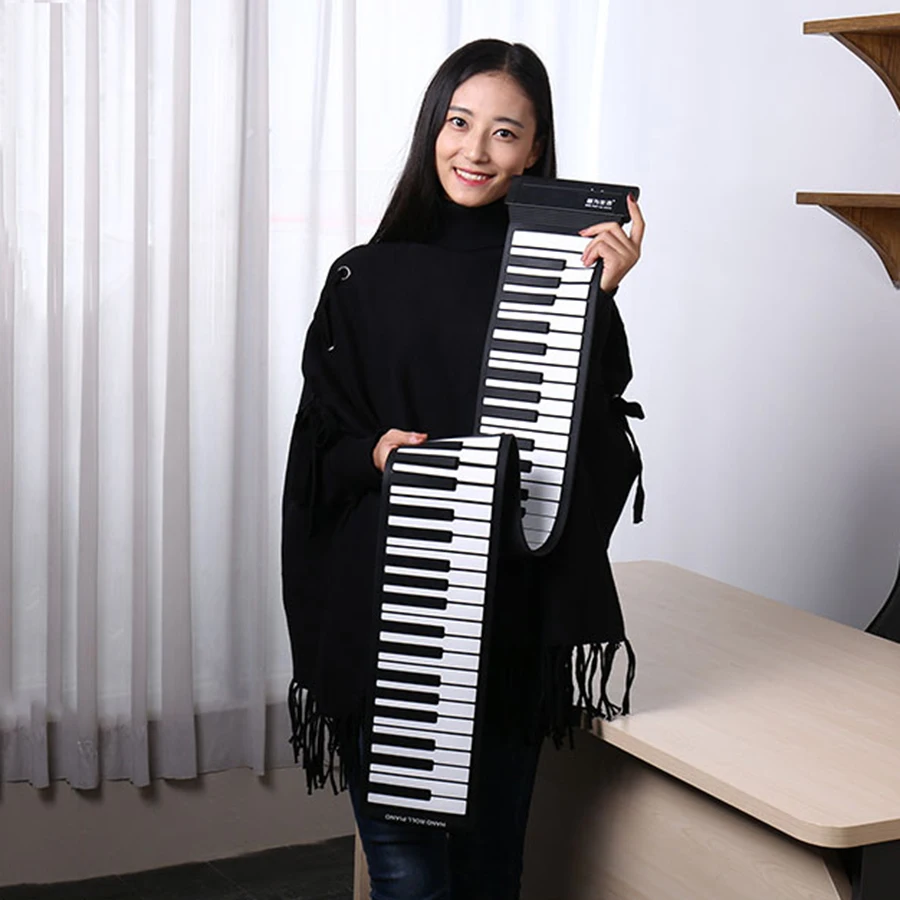 

Music Folding Piano Keyboard Piano Adulte Folding Piano Keyboard 88 Keys Piano Silicona Hand Roll Portable Piano Piano BG50TP